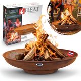 HEAT OUTDOOR LIVING HEAT Vuurschaal Classic 80 cm Roestbruin Staal