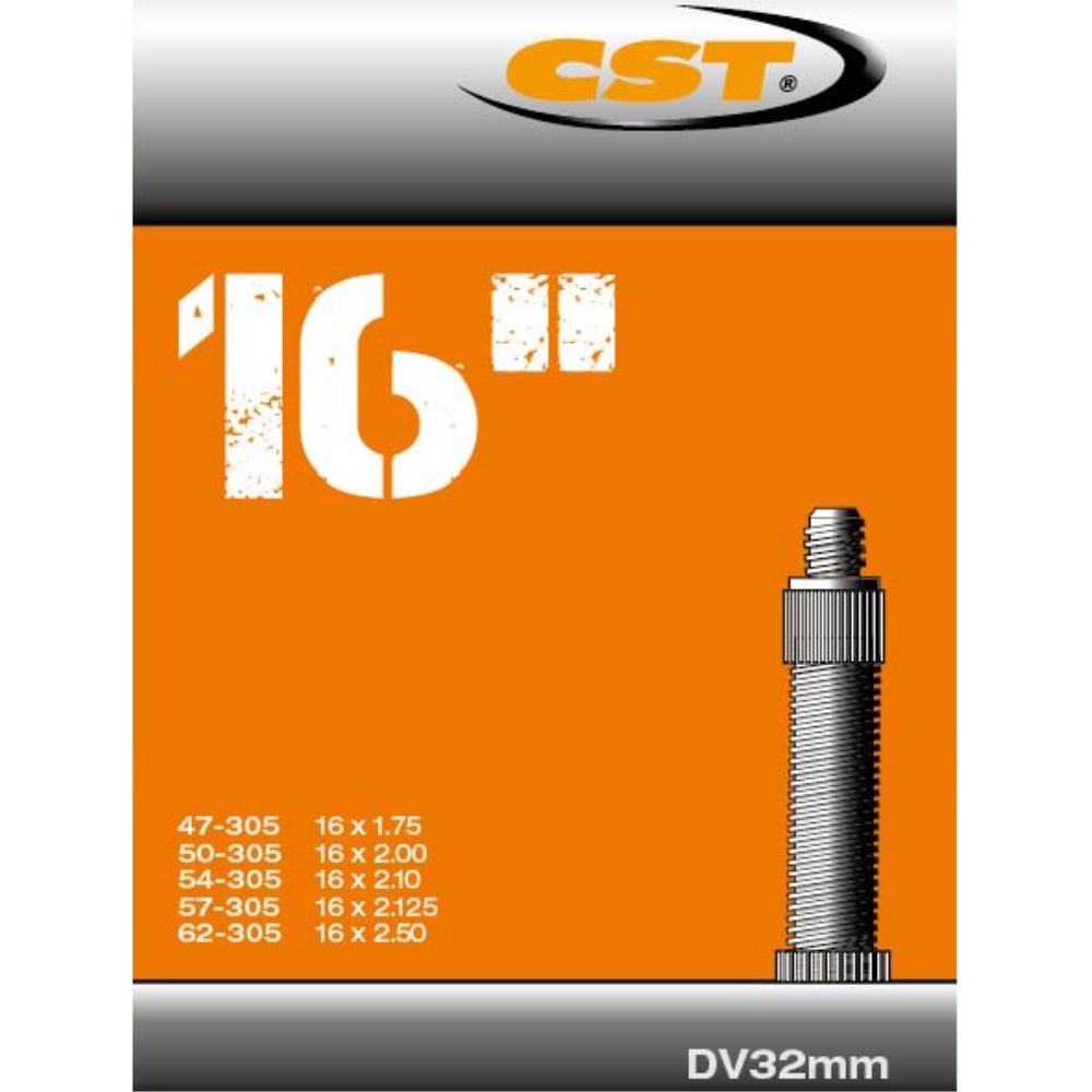 CST - Binnenband Fiets - Hollands Ventiel - 32 mm - 16 x 1.75 - 2.50