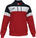 Joma Crew IV Sweater Met Kap Heren - Rood / Zwart / Wit | Maat: 2XL