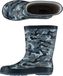 XQ Footwear Regenlaarzen Legerprint Kids Blauw Maat 31/32