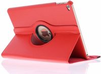 Panda - Rode 360 graden draaibare tabelthoes voor de iPad Air 2 Tablethoes