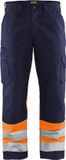 Blåkläder Werkbroek High Vis 1564-1811 - Marineblauw/Oranje - D100