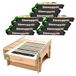 BURI 12x Grill Eco Wegwerpbarbecue