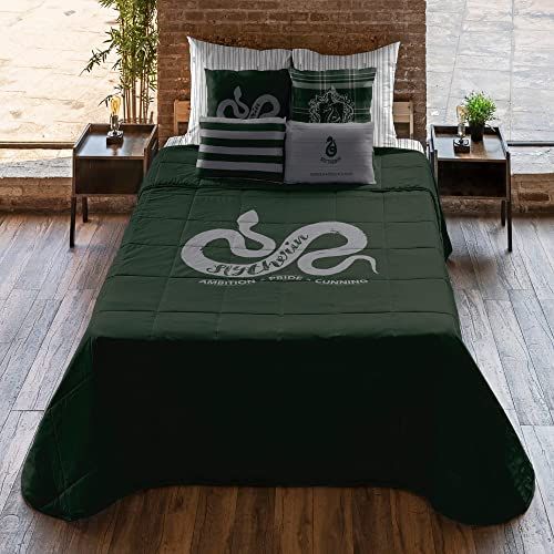 BL BELUM BELUM Dekbed Harry Potter, 250 g, model Slytherin Values voor bedden 135 (235 x 270 cm)