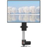 VEVOR TV-beugel 26 tot 50 inch universele tv-standaard LCD/LED/plasma tv gebogen in hoogte verstelbaar 94,5-164,5 cm maximale belasting 60 kg motor 1000N voor het optillen van tv 48,5 x 97,4 cm