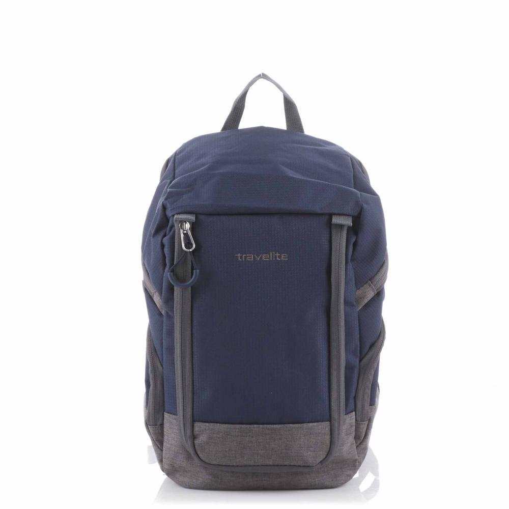 travelite Basics Handbagage Rugtas Blue / grey