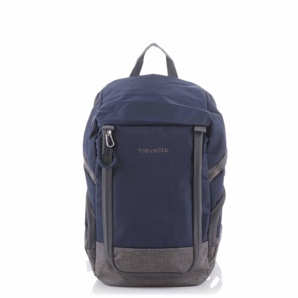 travelite Basics Handbagage Rugtas Blue / grey - Polyester - 4027002065369