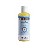Rayher 38955160 kinderknutselverf, fles 80 ml, citroen