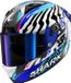 Shark Aeron Speed Fancy Carbon Helm - Integraalhelm - Wit/blauw - XL