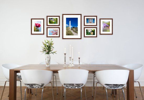 SecaDesign Fotolijsten set - Gallery 7 - Bruin - 8719481043339