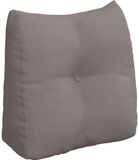 vidaXL Coussin de dossier Taupe Tissu 45 x 24 x 50 cm