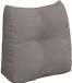 vidaXL Coussin de dossier Taupe Tissu 45 x 24 x 50 cm