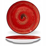 Wilmax Porseleinen Dinerbord Rood 25,5 cm