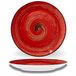 Wilmax Porseleinen Dinerbord Rood 25,5 cm