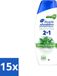 Head & Shoulders 15 x 2-in-1 Menthol Fresh Anti-Roos Shampoo 300 ml