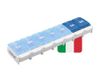 KMINA - Weekpillendoos 1 Intake Spaans, Italiaans, Medicatie Organiser, Draagbaar, Draagbaar