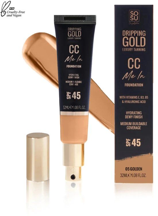 Sosu Cc Me In Foundation - 05 Golden - 32 ml - Vegan