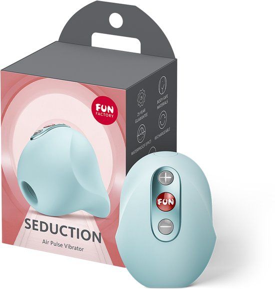 Fun Factory Seduction | Luchtdrukvibrator voor vrouwen | Lichtblauw