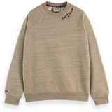 Scotch & Soda Space Yarn Embroidered Loose-Fit Sweatshirt