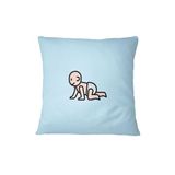 Bona Basics Decoratieve kussenhoes Lichtblauw 60x60 cm