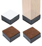 Lève-meuble 3 cm - Élévateur de meubles - Acier au carbone - Jeu de 4 - Base antidérapante - Haute capacité de charge - Élévateurs de meubles