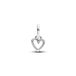 PANDORA ME Vrijhand Hart Mini Bedelaar Hanger in sterling zilver met Cubik Cubic Zirkonia, compatibele ME- en Moments armbanden, 793048C00