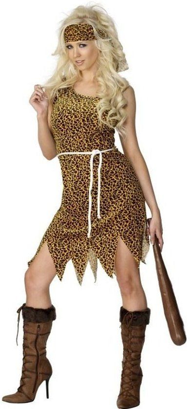 Holbewoner kostuum - Dames - Maat 40-42