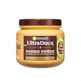 Garnier Ultra Soft Masker voor droog, golvend, krullend of kinky haar, met avocado-olie en sheaboter, rijke en romige textuur, 340 ml, voor mannen en vrouwen