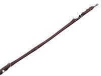 Nobby Leiband "Velours" bruin (voet); 2 m; 18 mm
