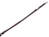 Nobby Leiband "Velours" bruin (voet); 2 m; 18 mm