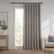 HPD Half Price Drapes Faux linnen kamer verduisterende gordijnen - 213 cm lange extra brede luxe linnen gordijnen voor slaapkamer en woonkamer (1 paneel), 100 W x 84 l, nerts