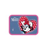 Seven Minnie Broodtrommel voor kleuterschool en school, blauw denim en rood, 0,85 liter, kleuterschool en basisschool, meisjes, Blauwe Denim, modern