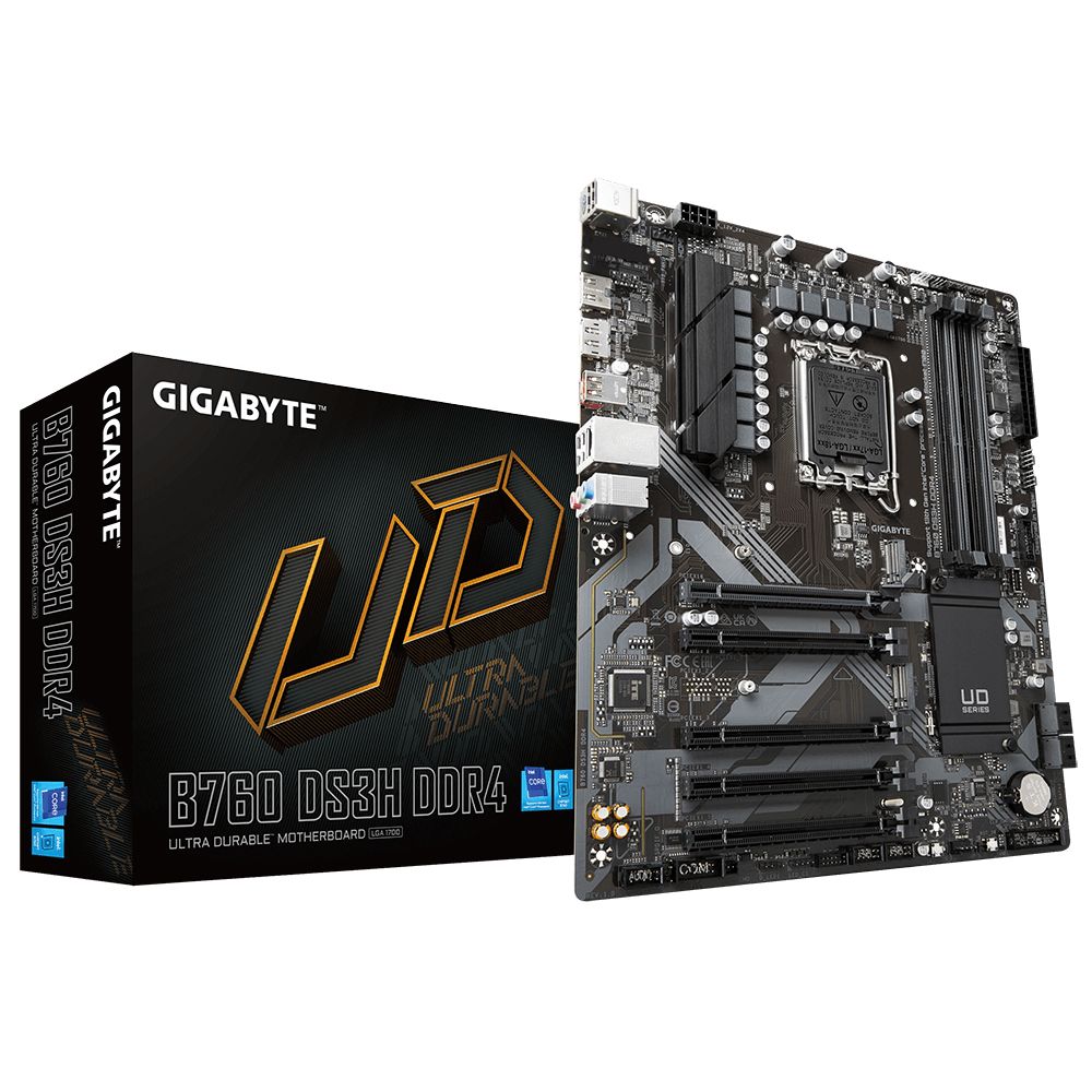 Gigabyte B760 DS3H DDR4 - ATX Motherboard - Intel B760 - LGA 1700