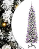 vidaXL Kunstkerstboom Wit 180 cm PVC en Metaal en Plastic