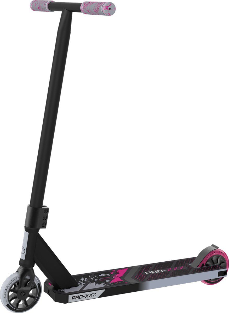 Razor Pro XXX 2021 Stuntstep - Zwart/Zilver/Roze