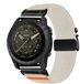 By Qubix Qubix - Geschikt voor Garmin bandje - 26mm Quickfit - Nylon bandje met parachute sluiting - Sterrenlicht - Geschikt voor Garmin Quatix 8 - 51mm