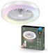 Varin Smart Plafondventilator met LED Verlichting - Wit - Ø 50cm - RGBW - WiFi - Afstandsbediening