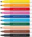 Caran d'Ache Maxi Jumbo Swisscolor Viltstiften - Meerkleurig - 10 Stuks