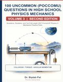 100 Poccomu 100 Uncommon Questions for AP Physics C: Mechanics Test Preparation, Volume 3