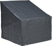 Intergard Beschermhoes tuinmeubelen voor stapelstoelen 68x68x110cm Groen