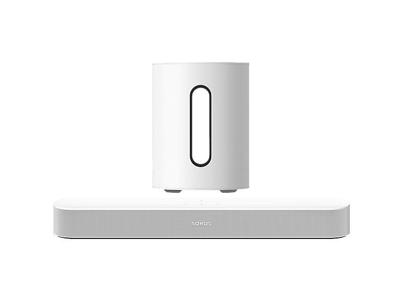 Sonos Sub Mini Subwoofer + Beam Gen2 Wit Tv Bundle