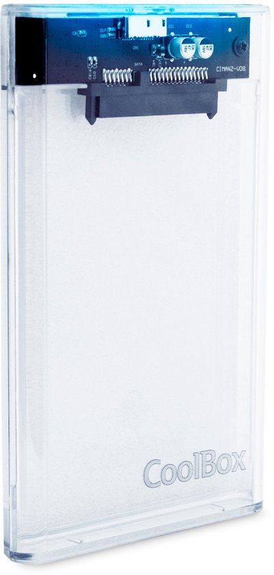 CoolBox Housing for Hard Disk COO-SCT-2533 2.5" SATA USB 3.0 Transparent Grey