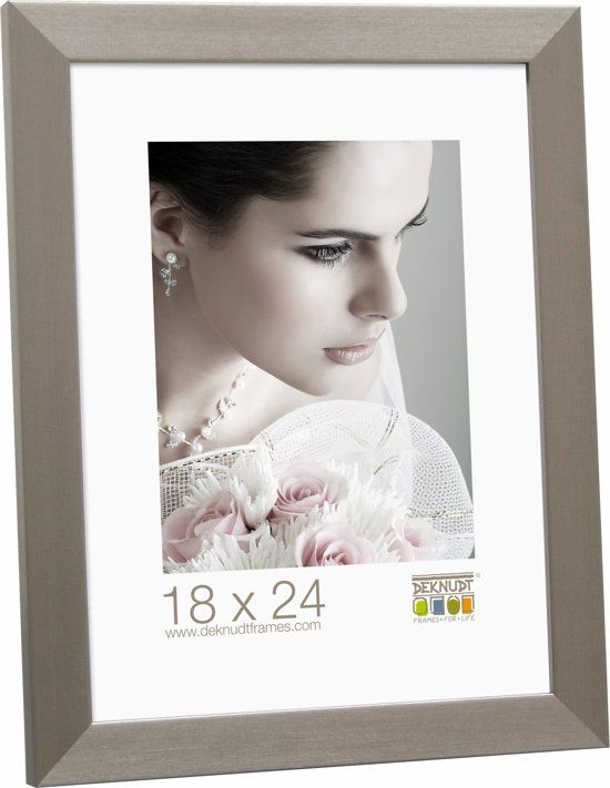 Deknudt Frames fotokader zilver kunststof
