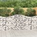 Maison Exclusive - Bacs en treillis en acier galvanisé, set de 4, dimensions 200x30x100/120 cm