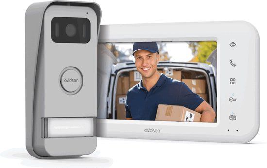 Avidsen Elia Smart 2 Wifi intercom met camera - bedraad - Slimme deurbel - bekabeld - max 100 meter