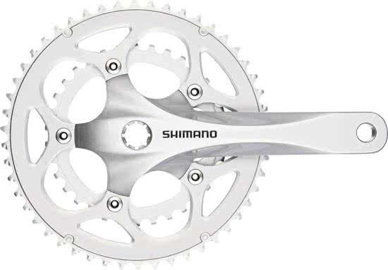 Shimano FC-R345 crankset 50/34 2x9-speed zilver 170 mm