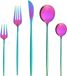 Omgoods - Ensemble de couverts coloré pour 6 personnes, comprenant 30 pièces