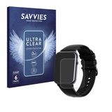 Savvies - Screenprotector voor Mutoy Smartwatch 1.69" - Folie Beschermfolie transparant 6 Stuks