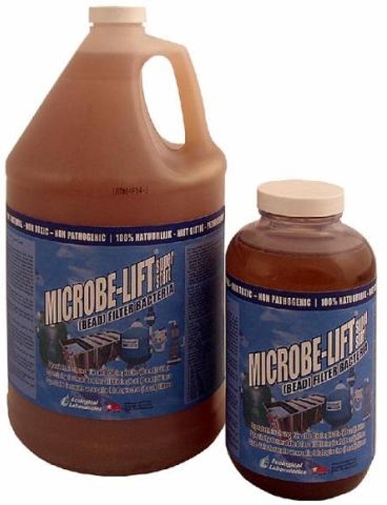 Microbe-Lift Super Start bead filter bacteriÃ«n 1L Uw water is onze zorg