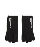 KARL LAGERFELD JEANS Essentiële gebreide handschoenen, zwart, maat M